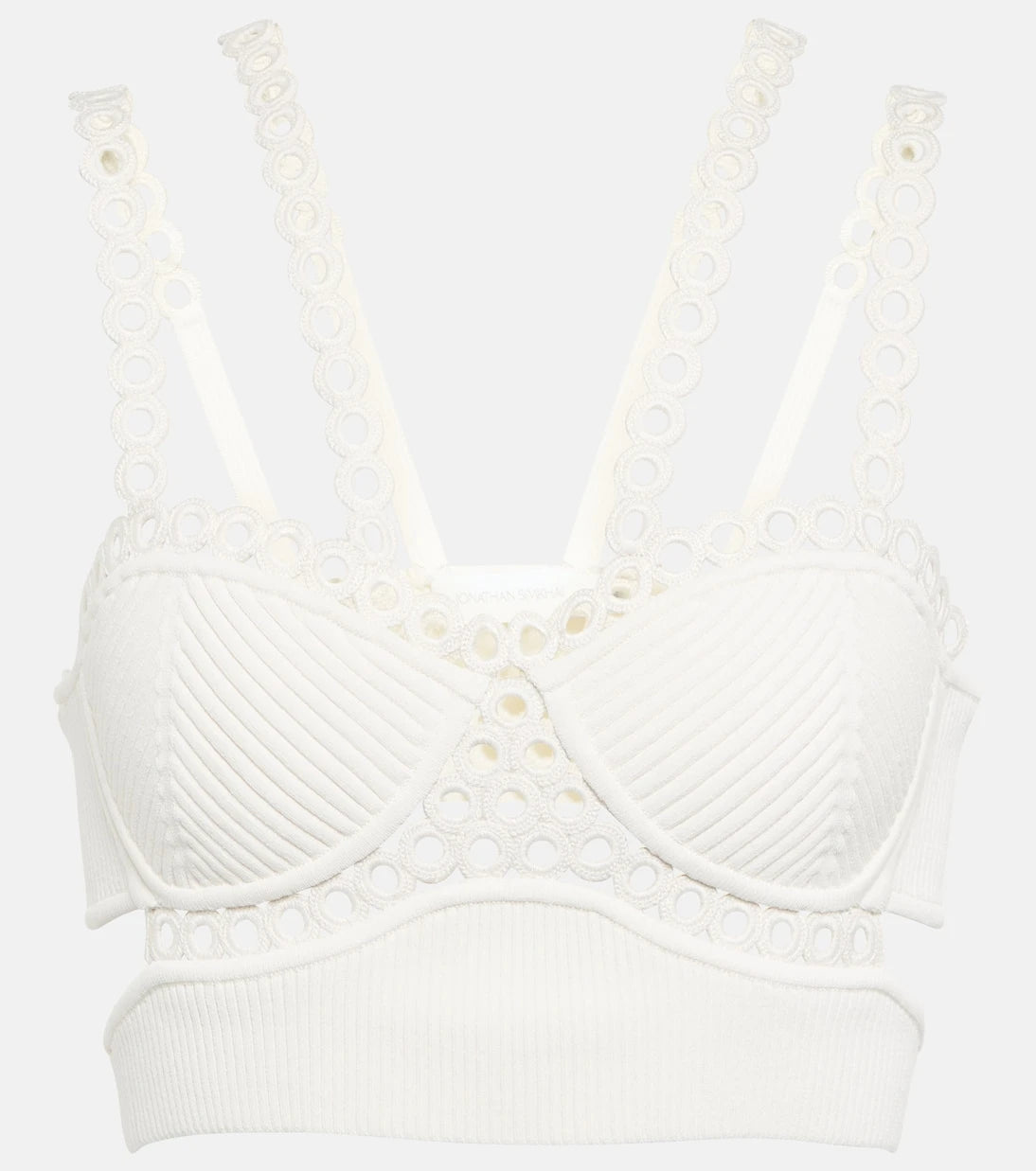 Simkhai - Liana ribbed crop top