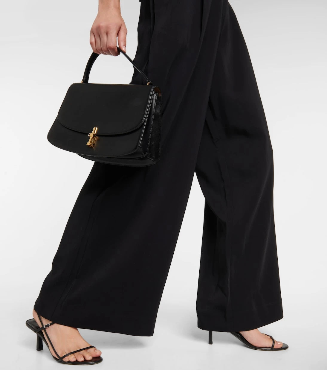 CO - High-rise jersey wide-leg pants