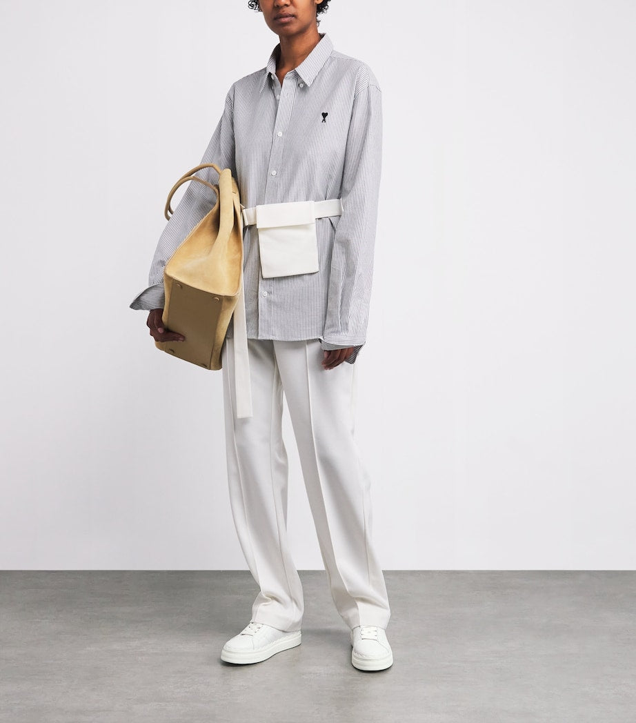 White Leather Lauren Sneakers