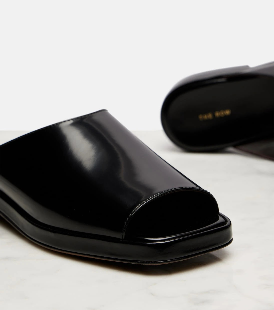 The Row - Emi patent leather mules