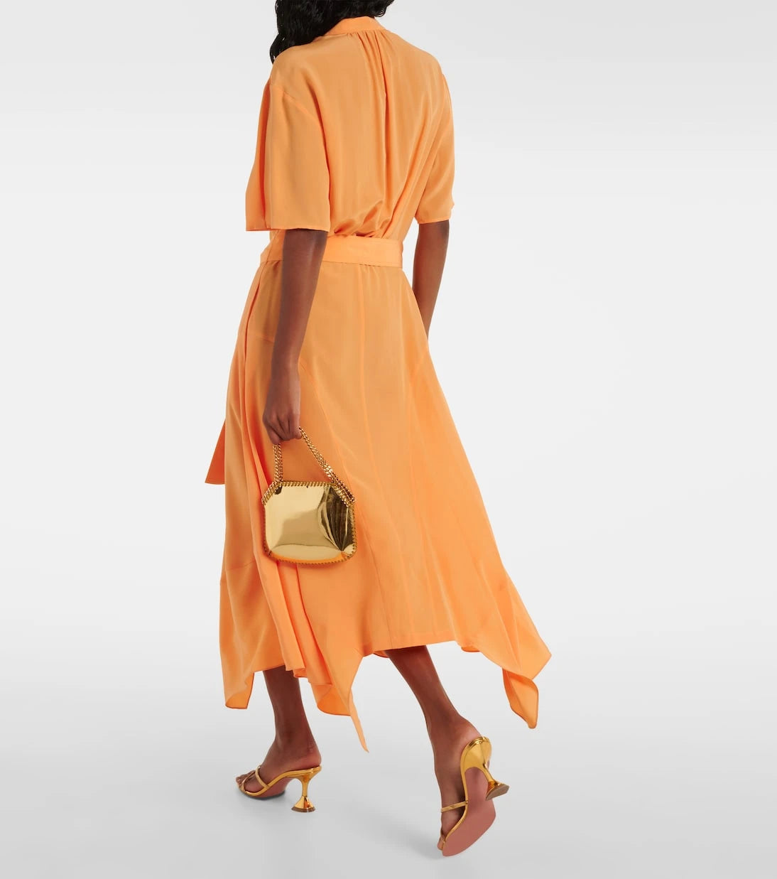 Stella McCartney - Iconic silk crêpe de chine midi dress