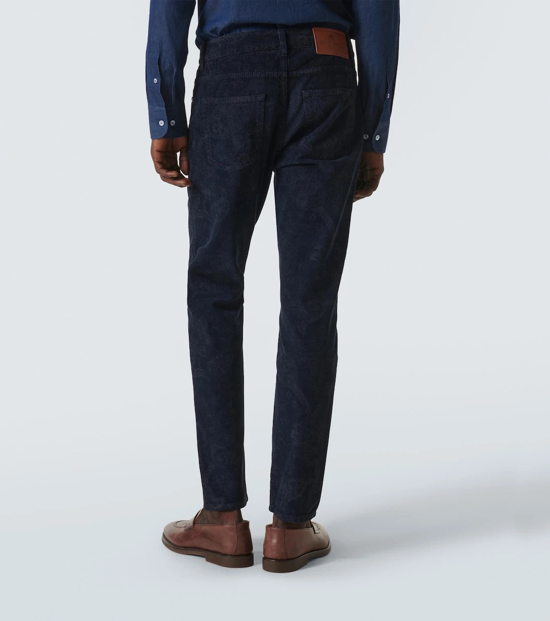Etro - Printed straight jeans