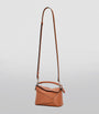 LOEWE Brown Mini Leather Puzzle Edge Top-Handle Bag