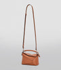 LOEWE Brown Mini Leather Puzzle Edge Top-Handle Bag