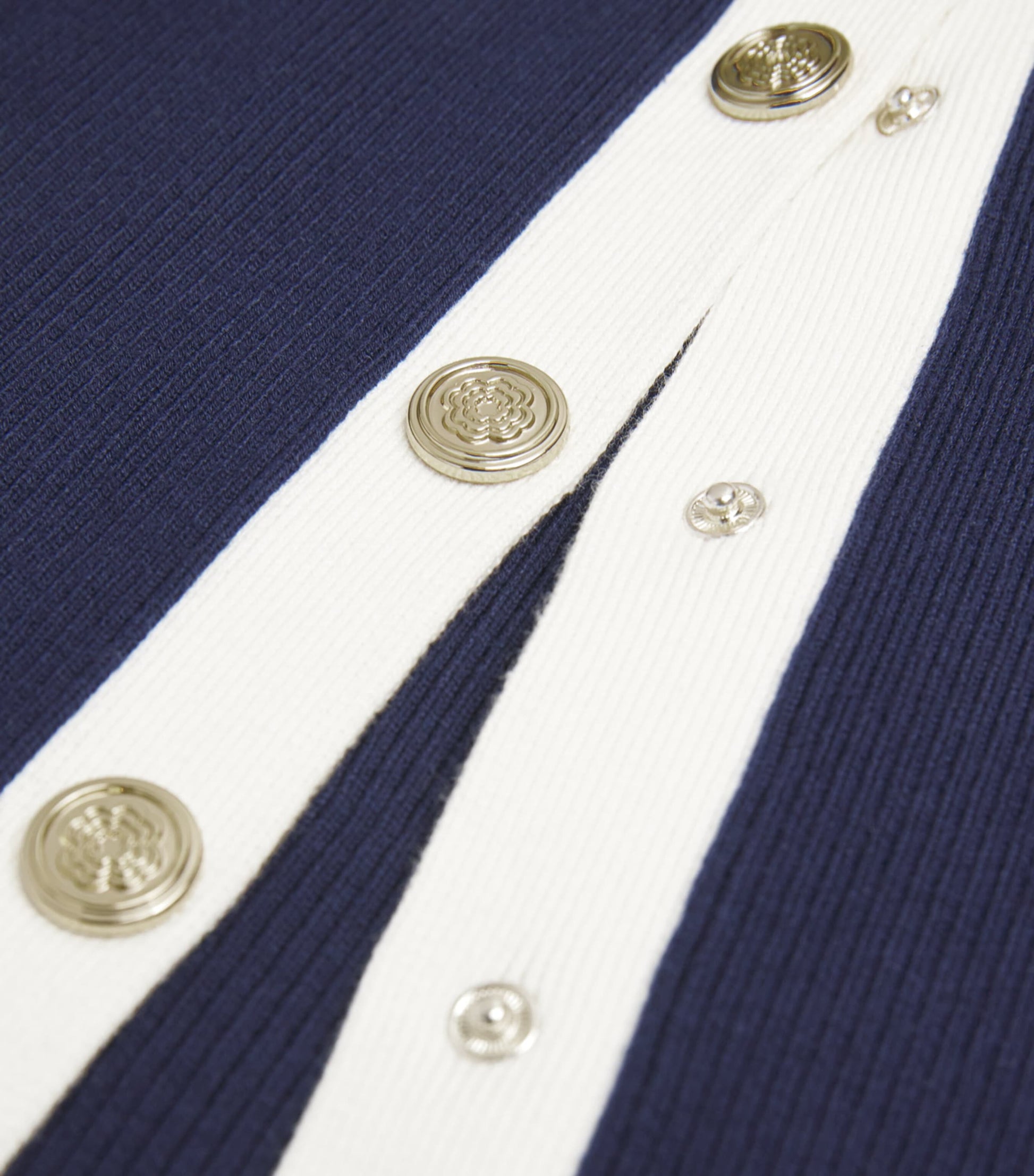 Blue Cropped Cardigan