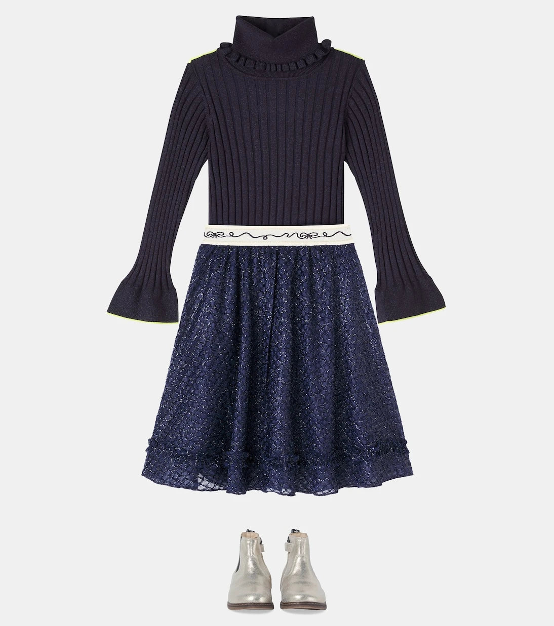 Scotch & Soda Kids - Fitilli örgü üst
