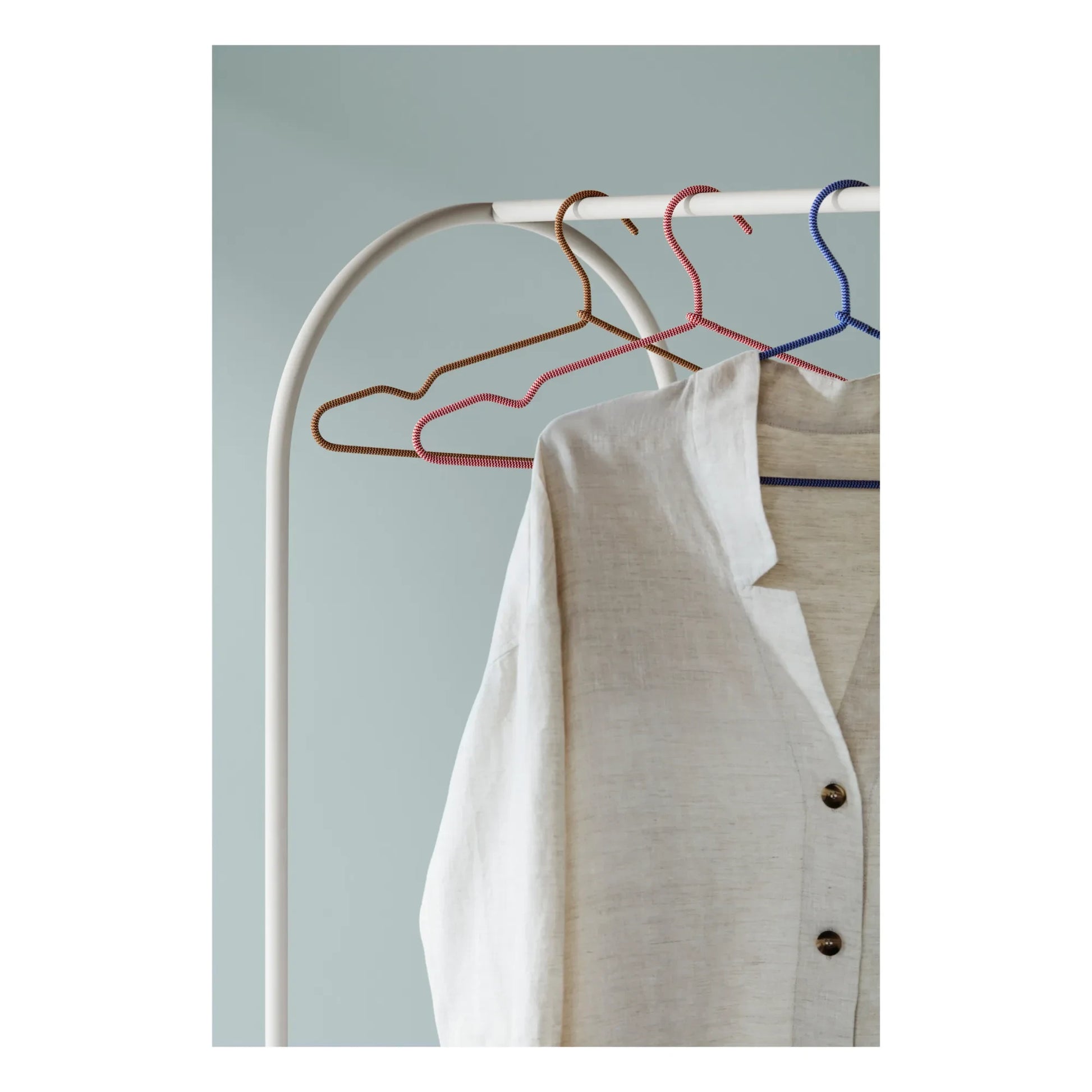 Broste Copenhagen - Archie Metal Coat Rack | White