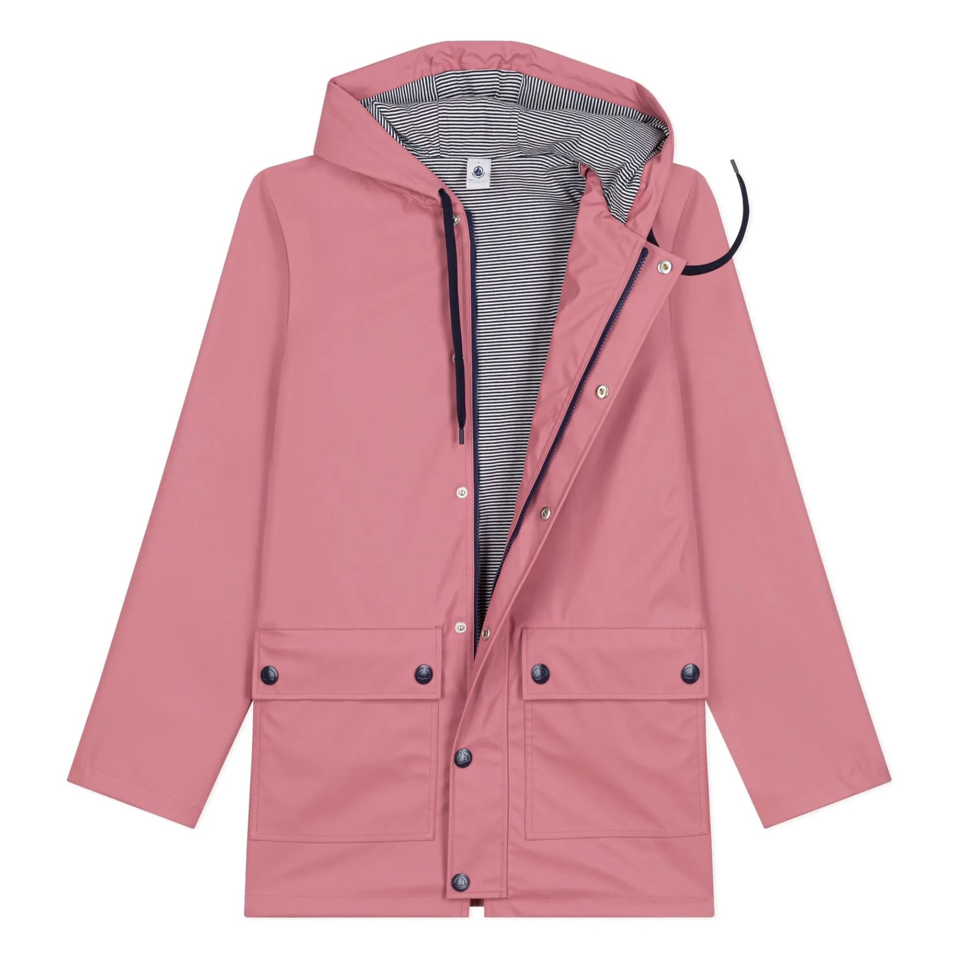 Petit Bateau - Tasse Waxed Coat | Dusty Pink