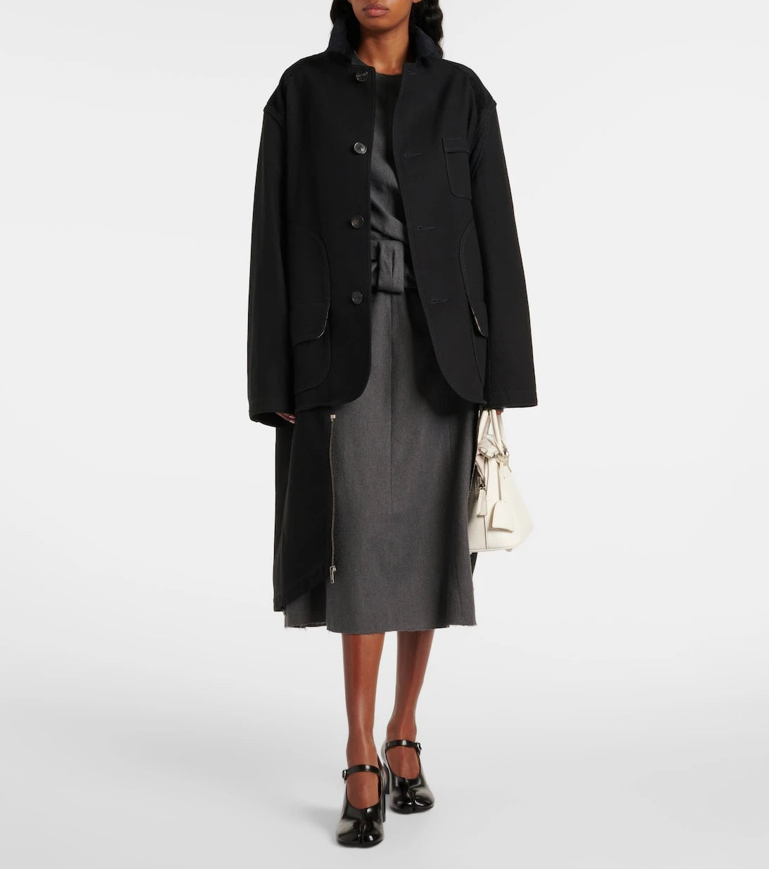 Maison Margiela - Cotton and wool coat