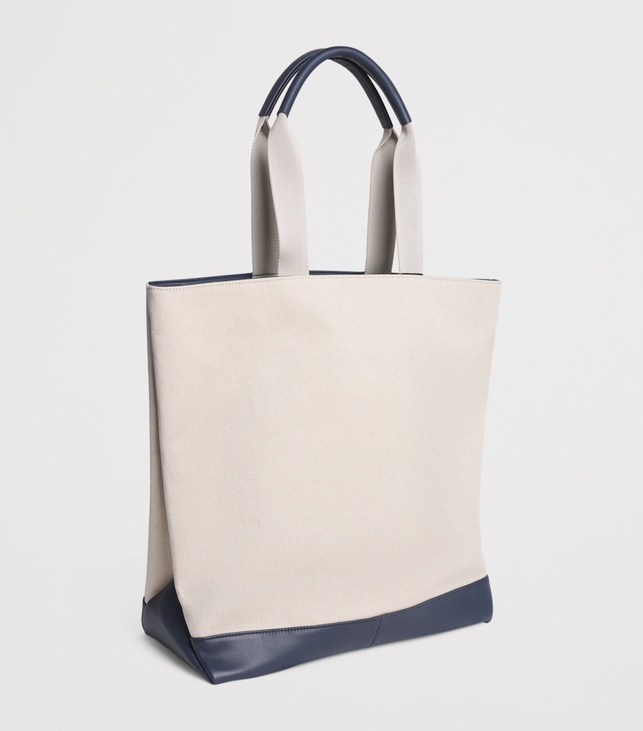 Paul & Shark Cotton-Blend Canvas Tote Bag