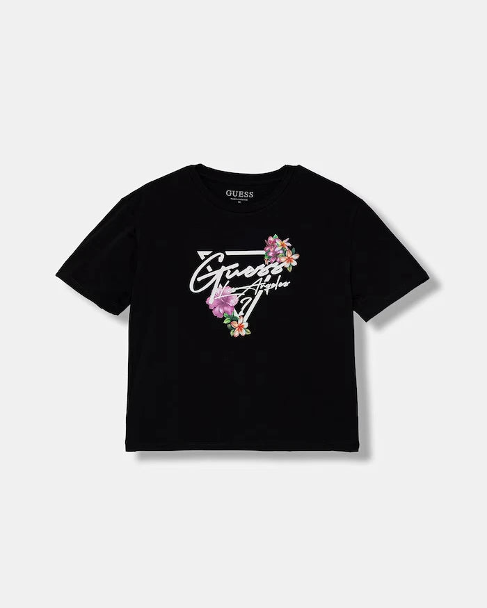 Guess Çocuklar için pamuklu elastanlı tişört