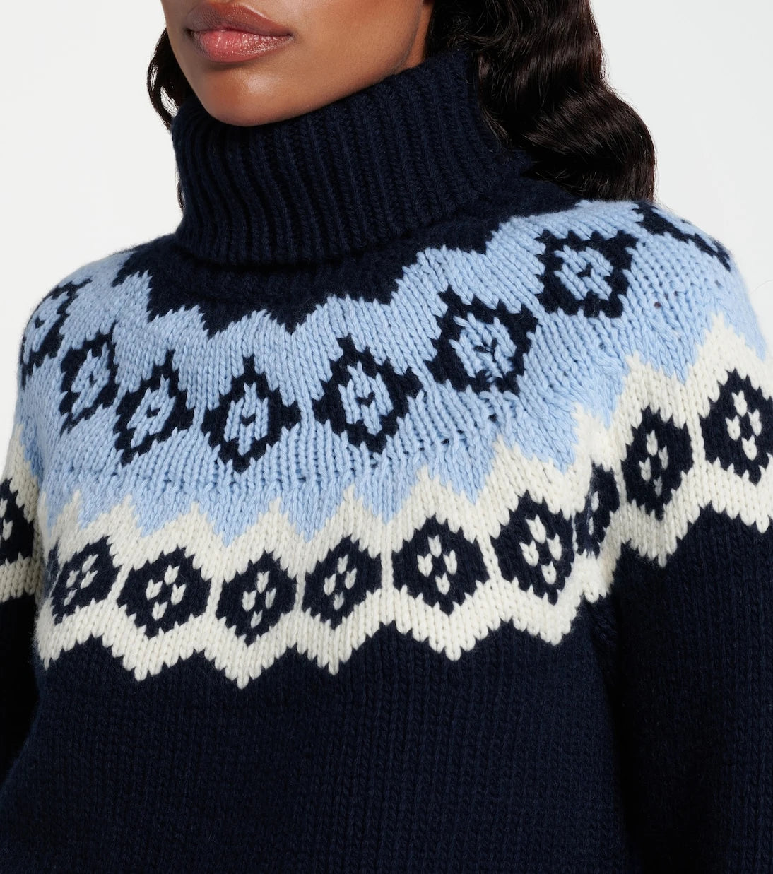 Prada - Fair Isle wool and cashmere sweater