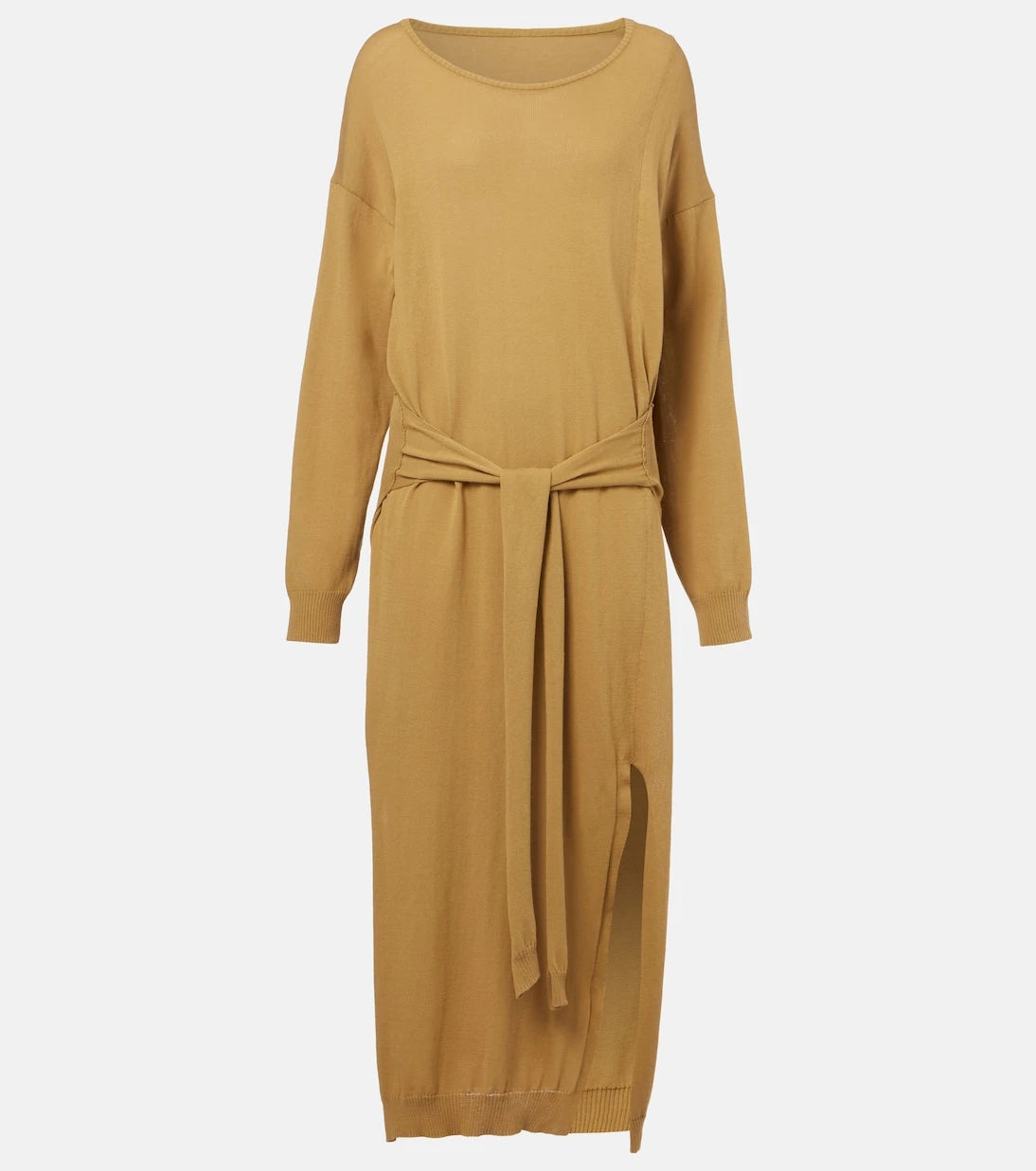 Lemaire - Trompe-l'œil cotton midi dress
