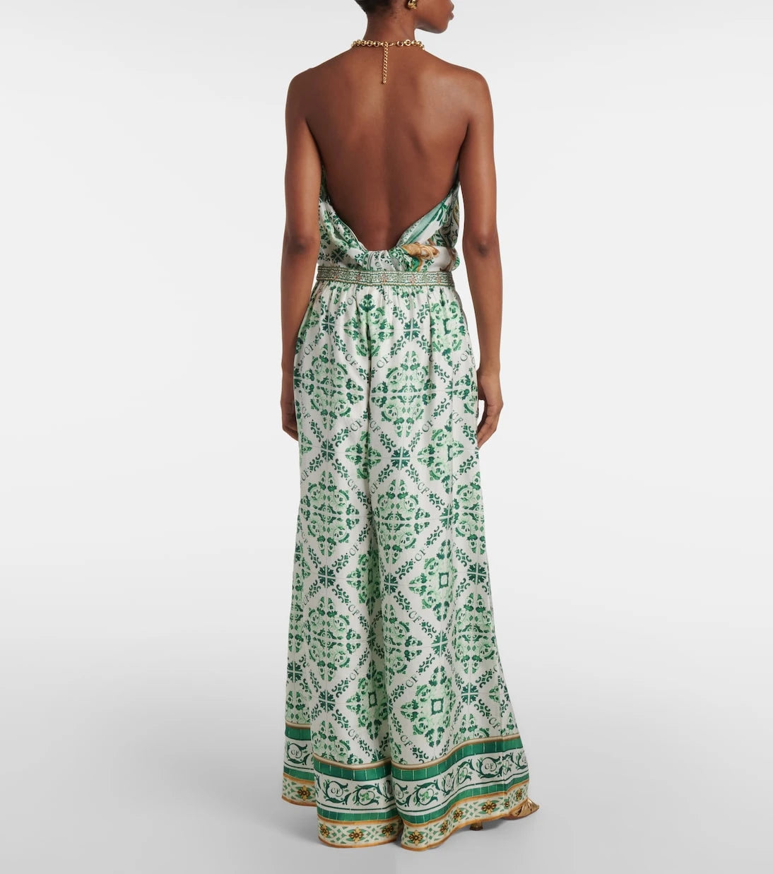 Camilla - Printed silk palazzo pants
