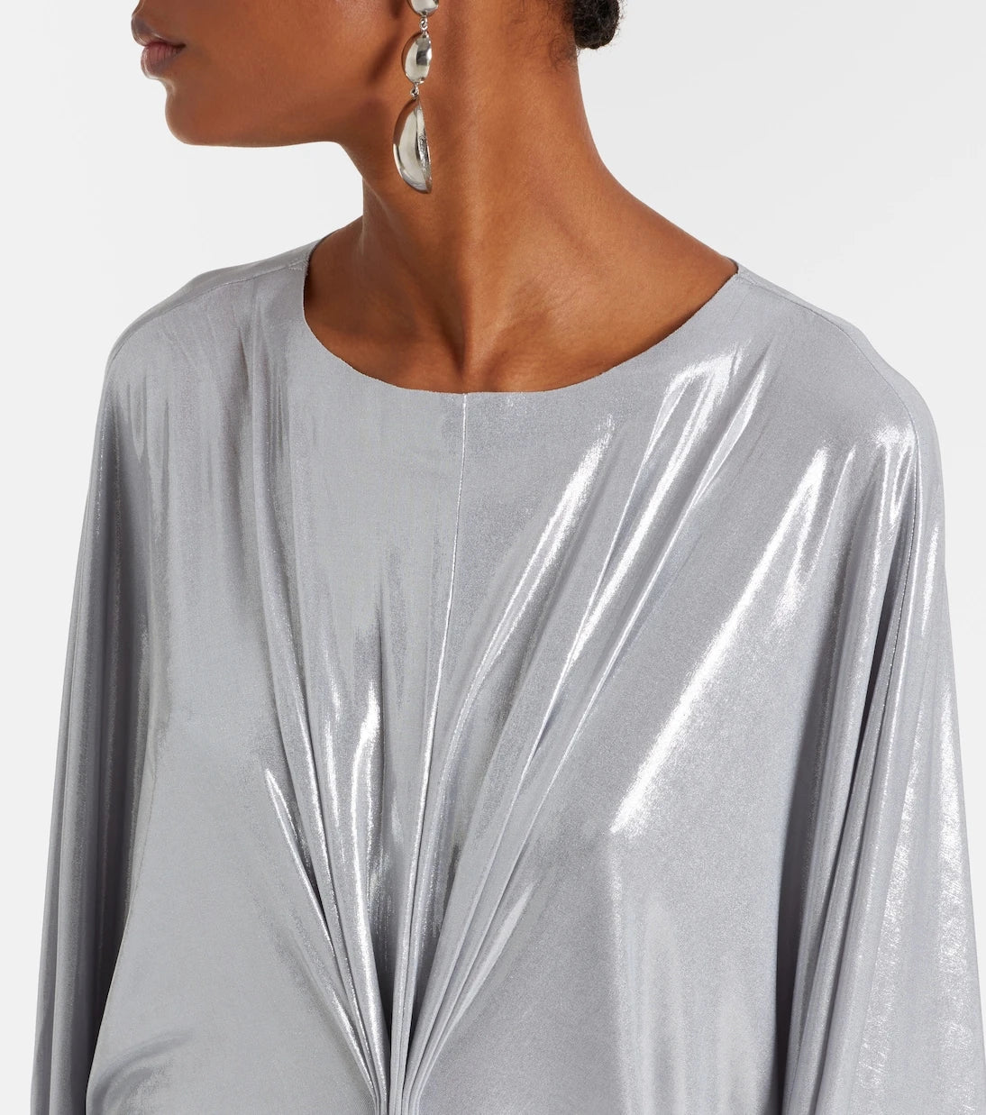 Norma Kamali - Choir lamé kaftan