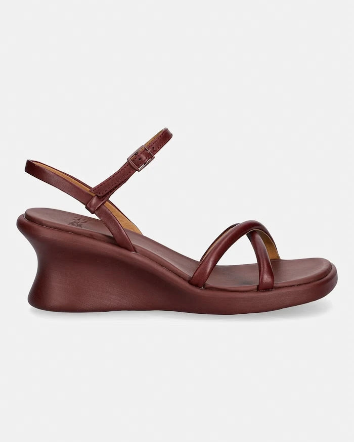 Camper Louise Sandal eğimli platformlu deri sandalet ayakkabılar