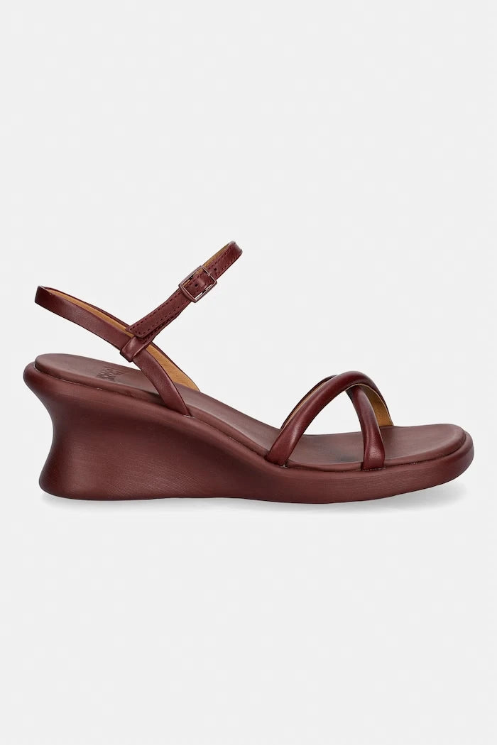 Camper Louise Sandal eğimli platformlu deri sandalet ayakkabılar