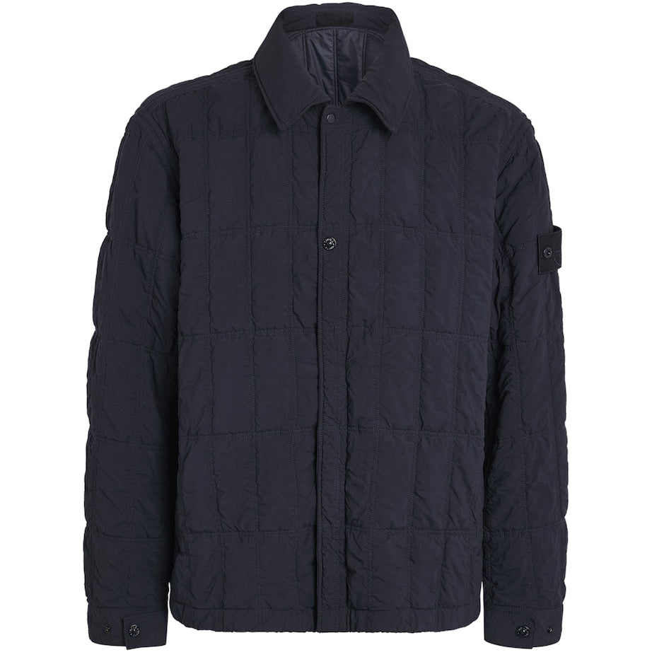Stone Island Navy GHOST PIECE Econyl Padded Jacket