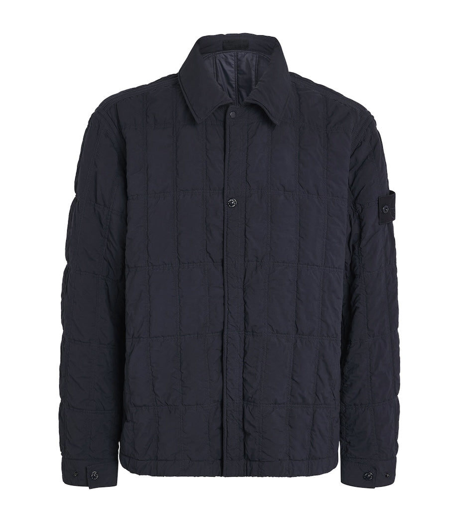 Stone Island Navy GHOST PIECE Econyl Padded Jacket
