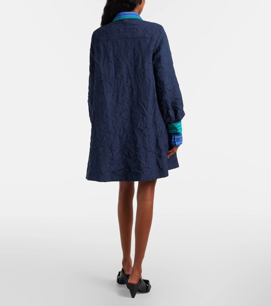 Loewe - Striped technical cotton-blend shirt dress