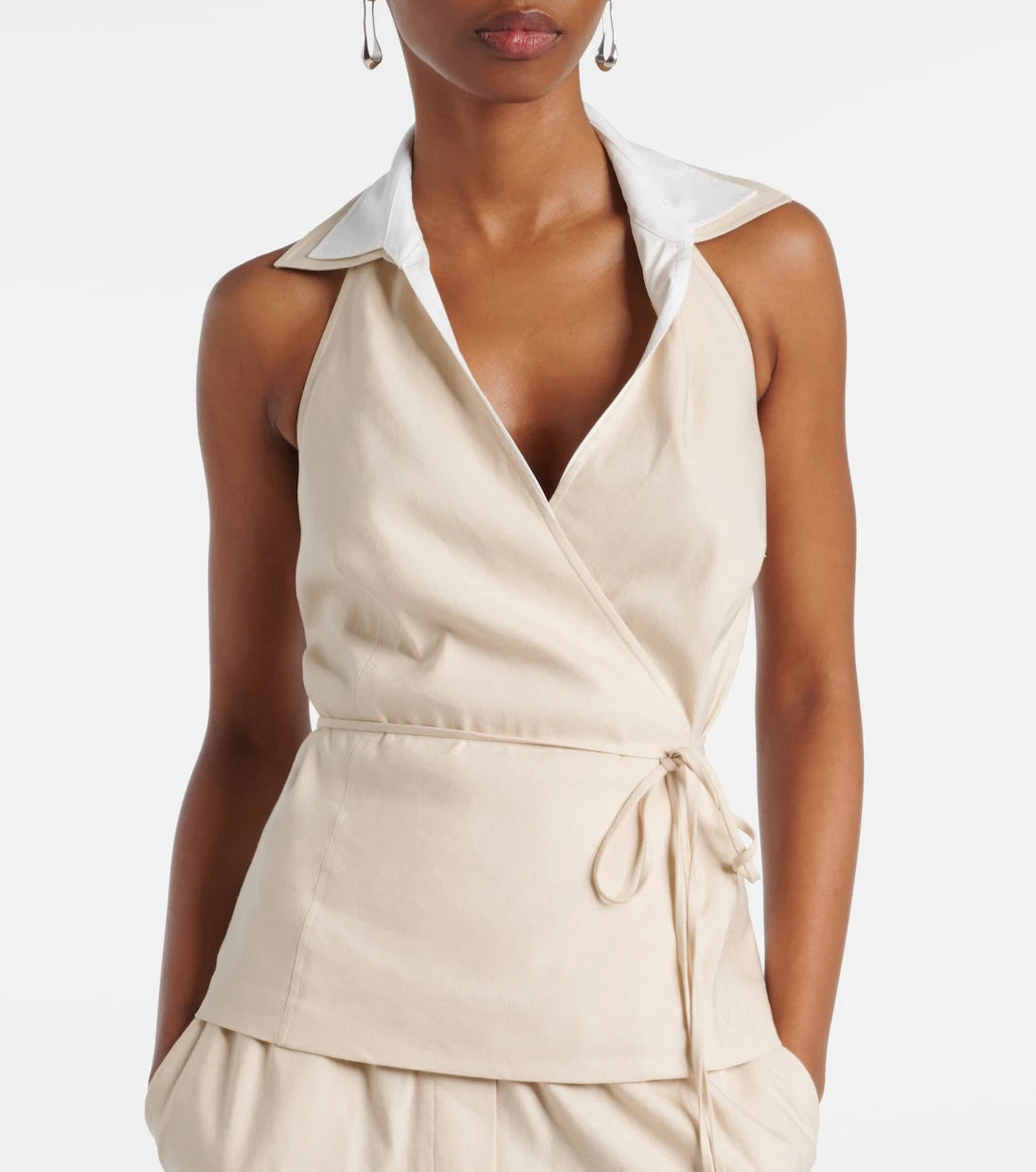 Simkhai - Campbell linen top