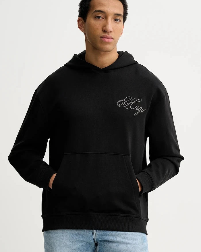 Pamuklu HUGO Dalento Kapüşonlu Sweatshirt