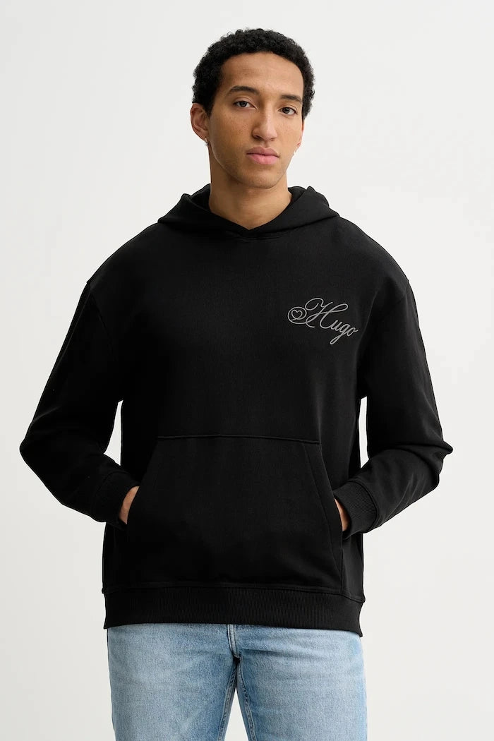Pamuklu HUGO Dalento Kapüşonlu Sweatshirt