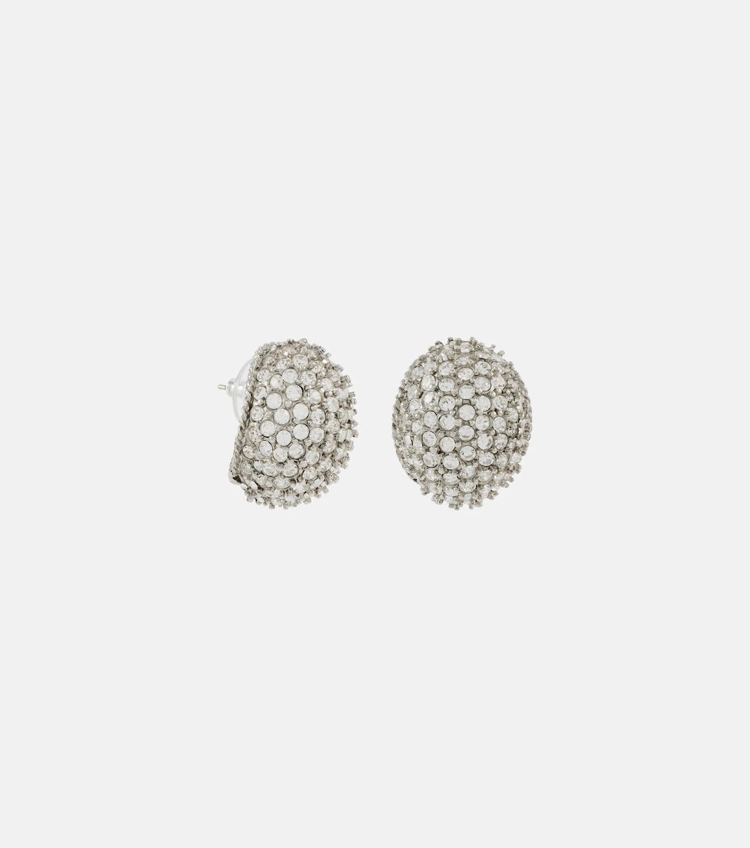 Jennifer Behr - Tinsel crystal-embellished earrings