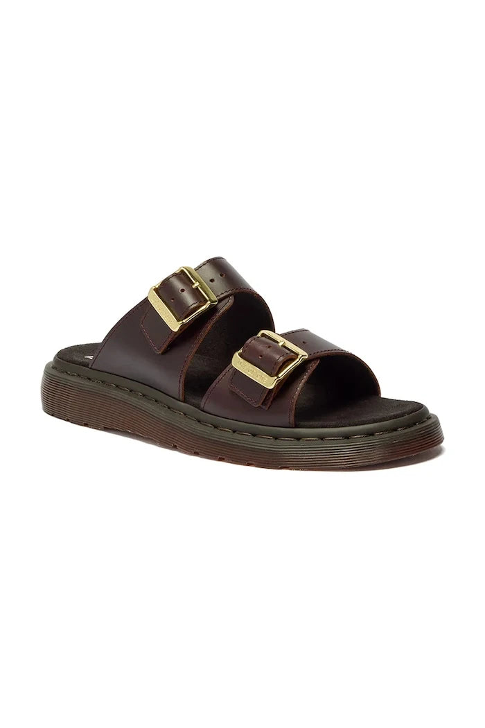 Dr. Martens чехли дамски от кожа Josef