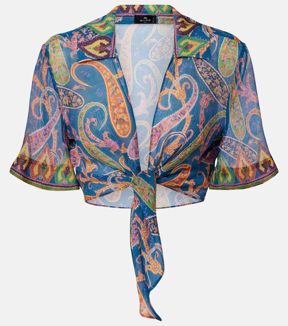 Etro - Paisley crop top
