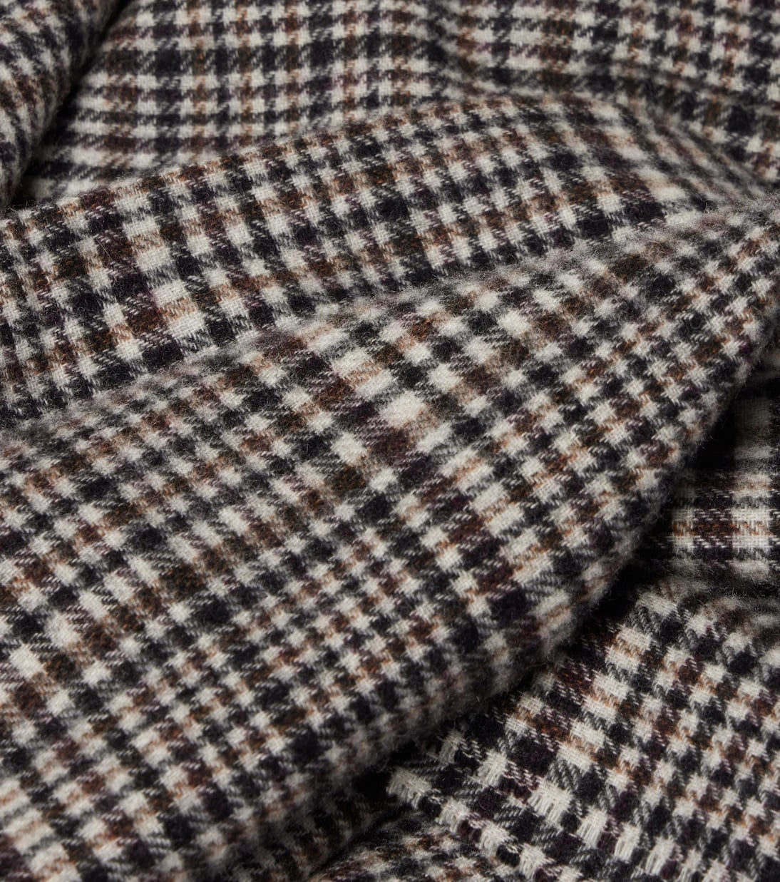Brunello Cucinelli - Checked cashmere scarf