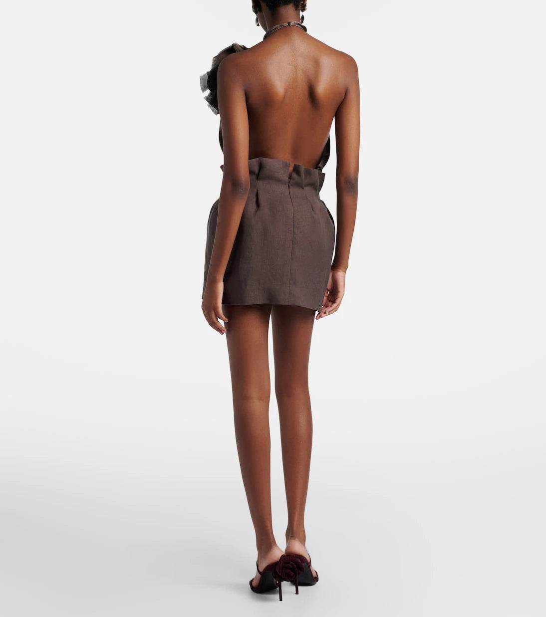 Magda Butrym - Linen miniskirt