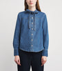 Veronica Beard Blue Gabby Denim Shirt