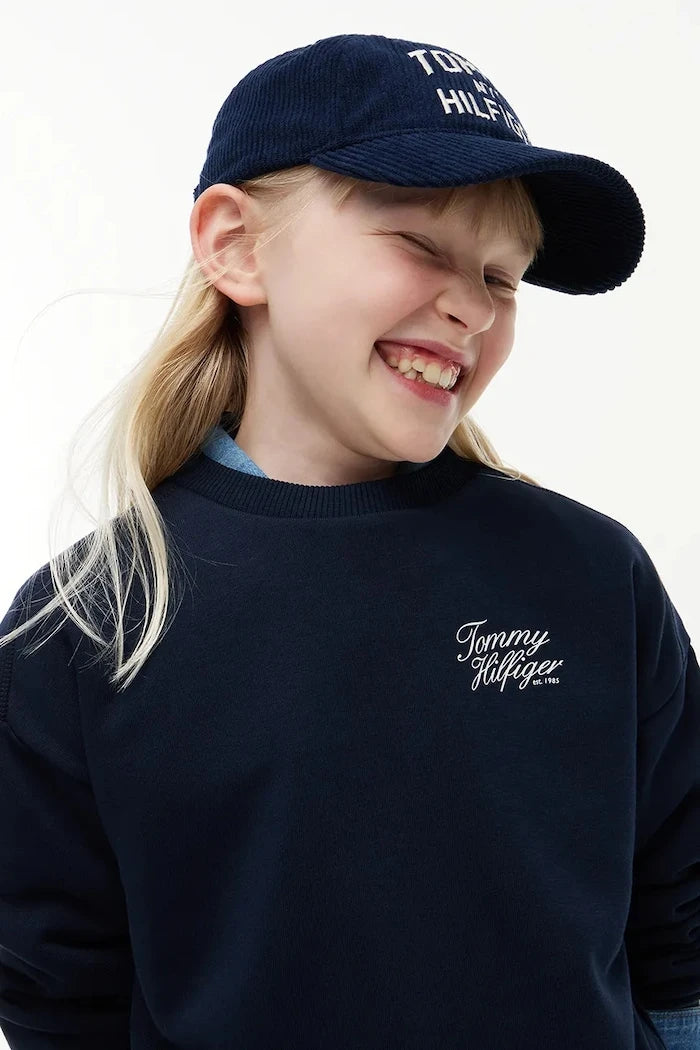 Pamuklu çocuk sweatshirt