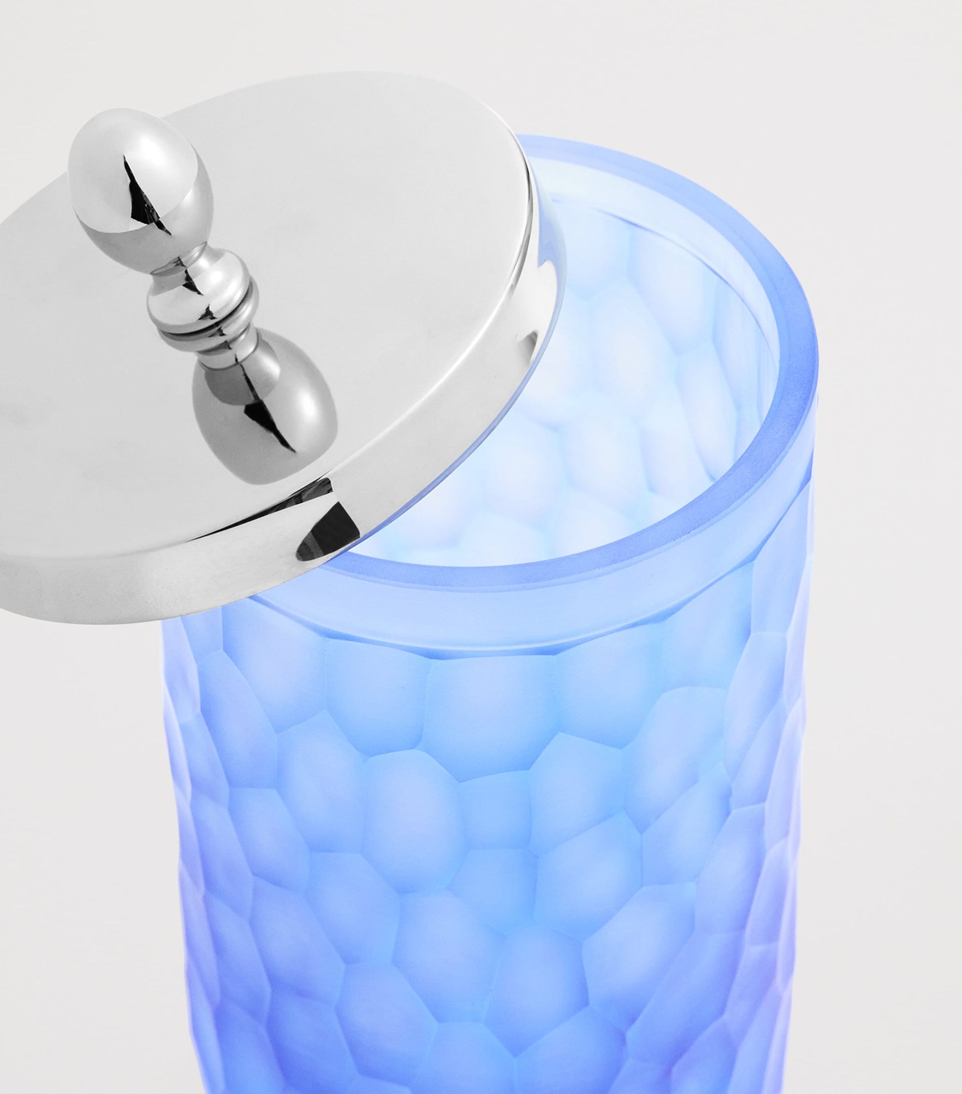 Crystal Ocean Honeycomb Cotton Wool Jar