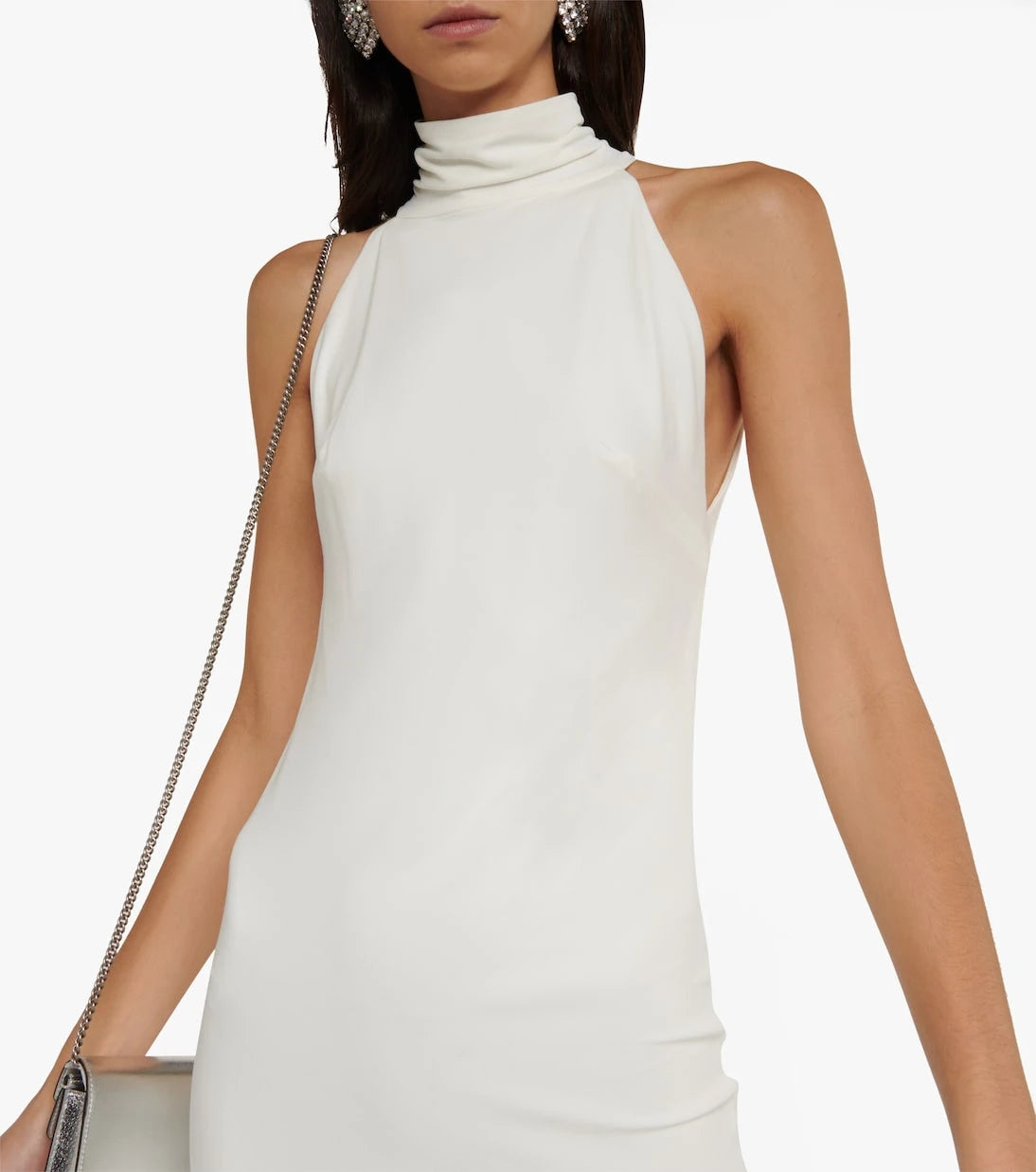Alexandre Vauthier - Mock-neck jersey minidress