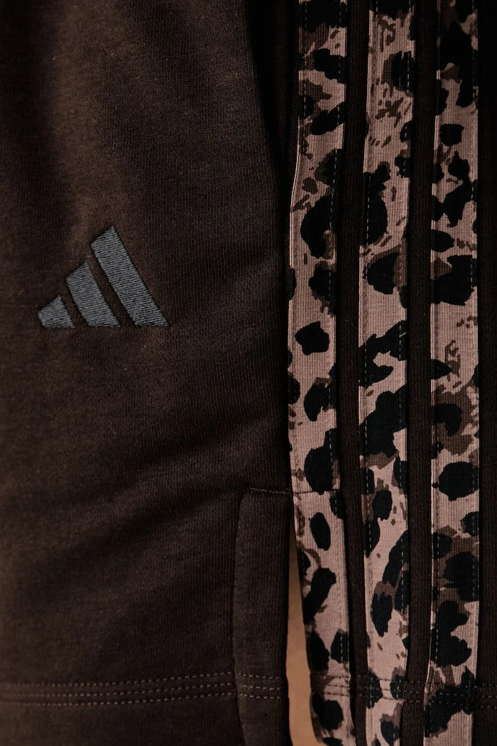 adidas kadın pamuklu eşofman şortu Leopard Pack