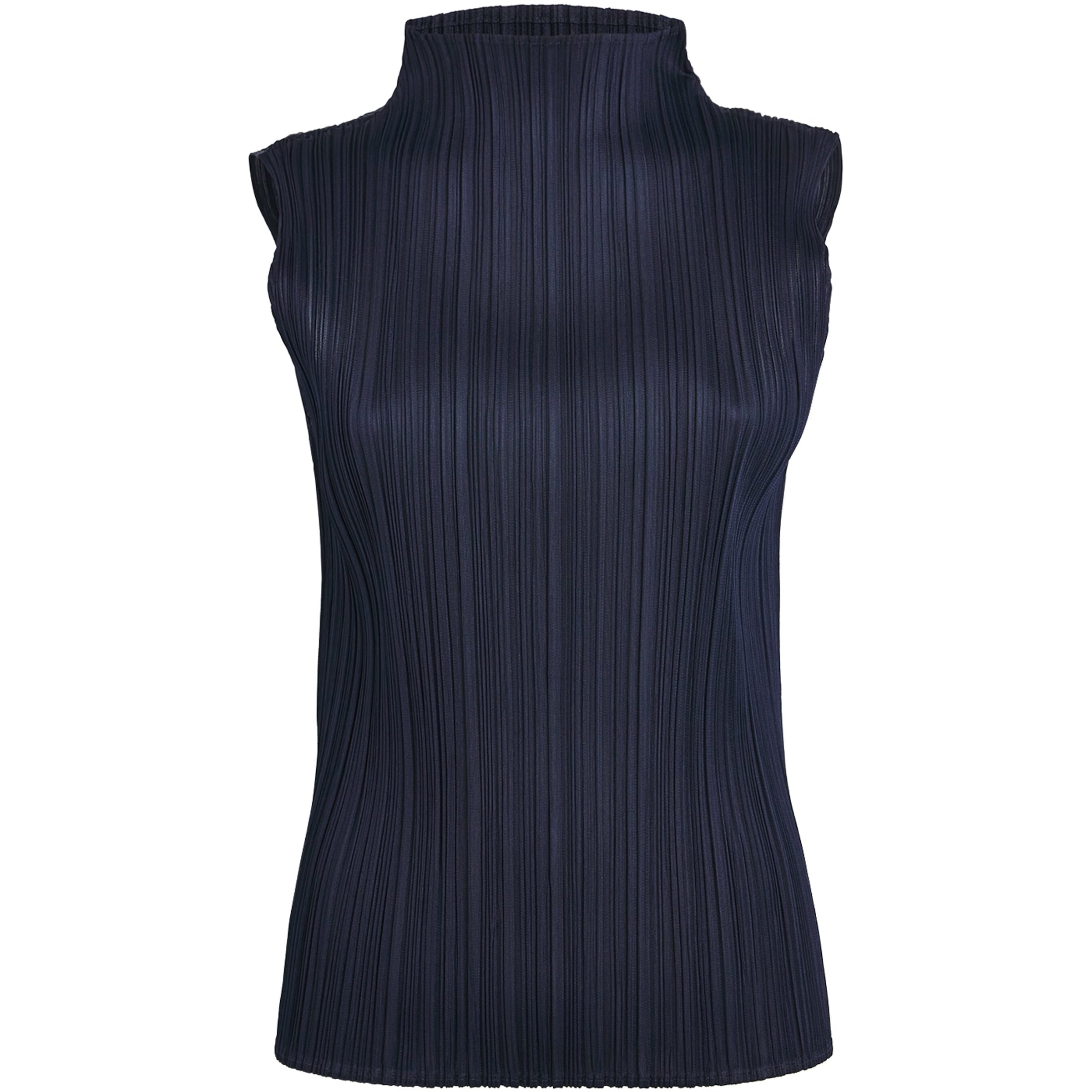 Navy New Colorful Basics 4 Sleeveless Top
