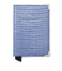 Croc-Embossed Leather Passport Cover