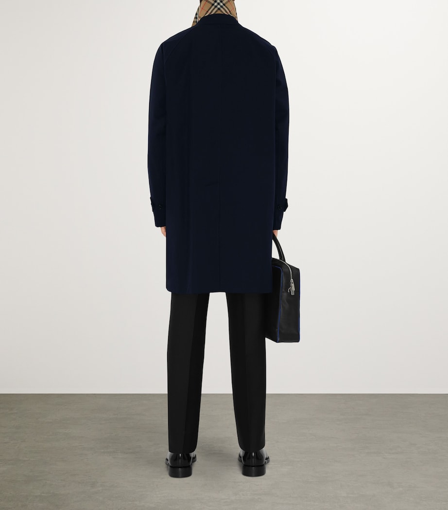 Blue Mid-Length Camden Heritage Car Coat