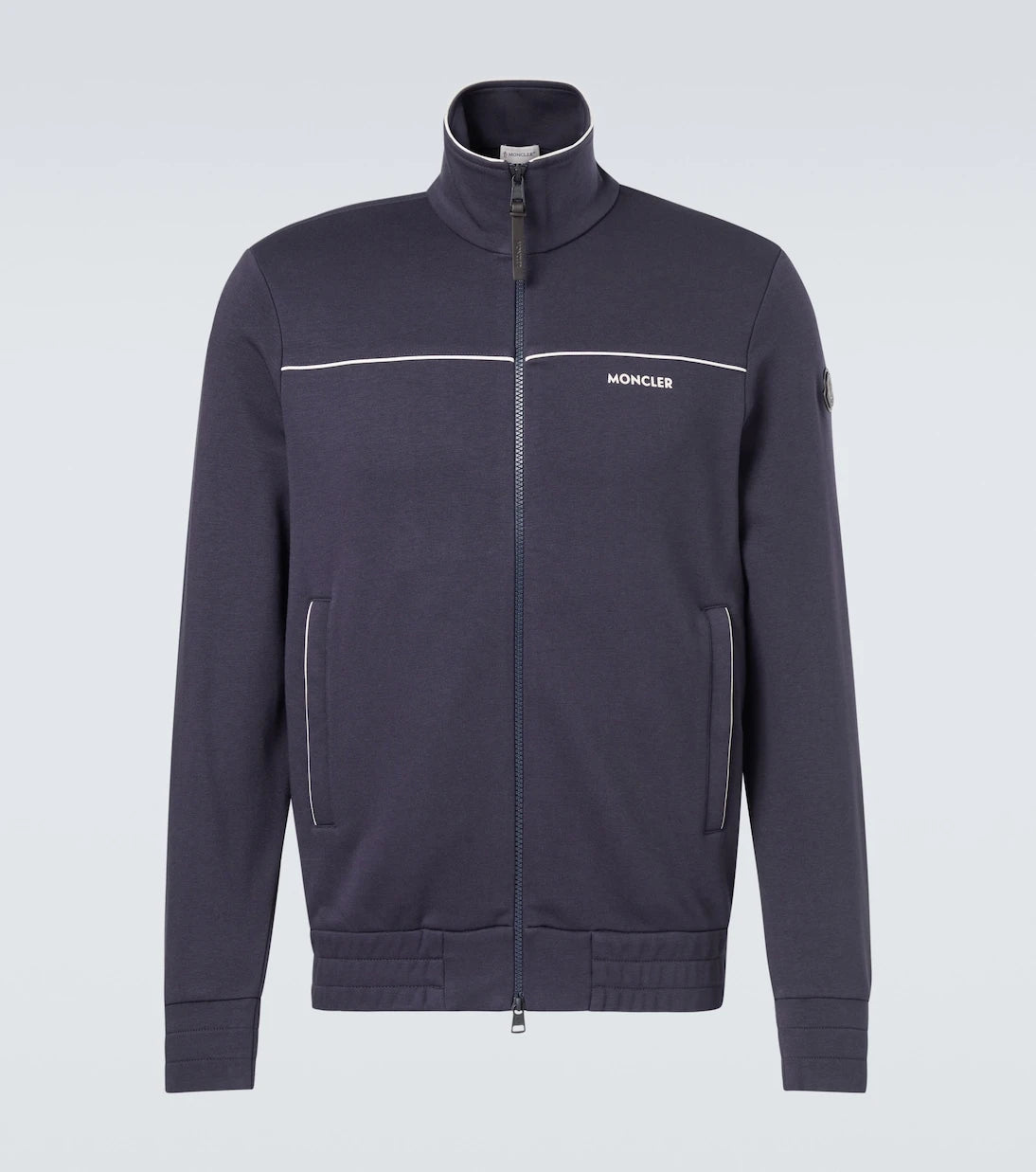 Moncler - Technical jersey zip-up sweatshirt