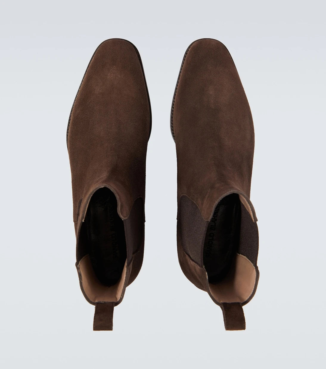 Manolo Blahnik - Delsa suede Chelsea boot