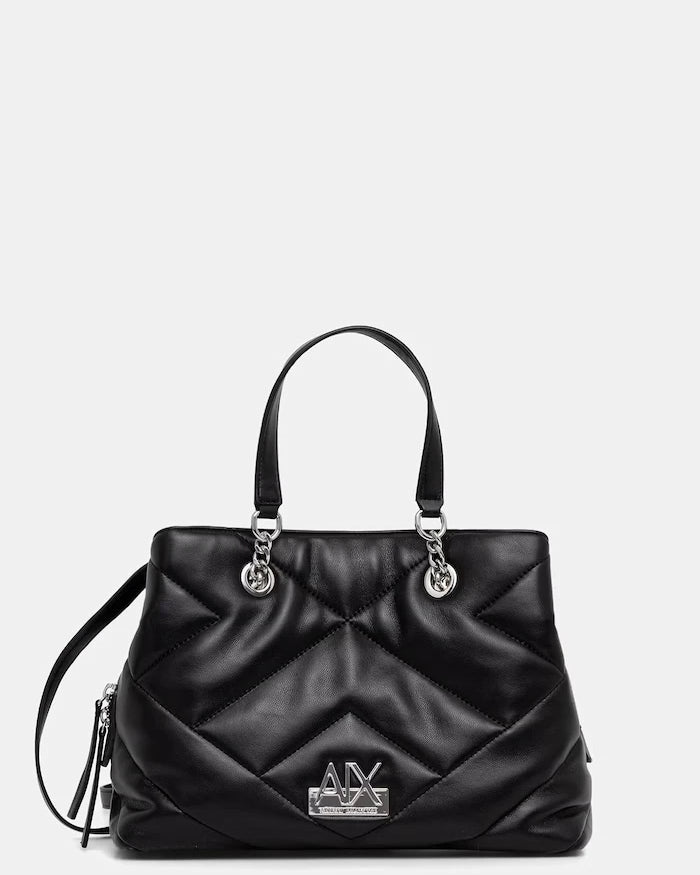 Armani Exchange kadın crossbody çanta, suni deriden