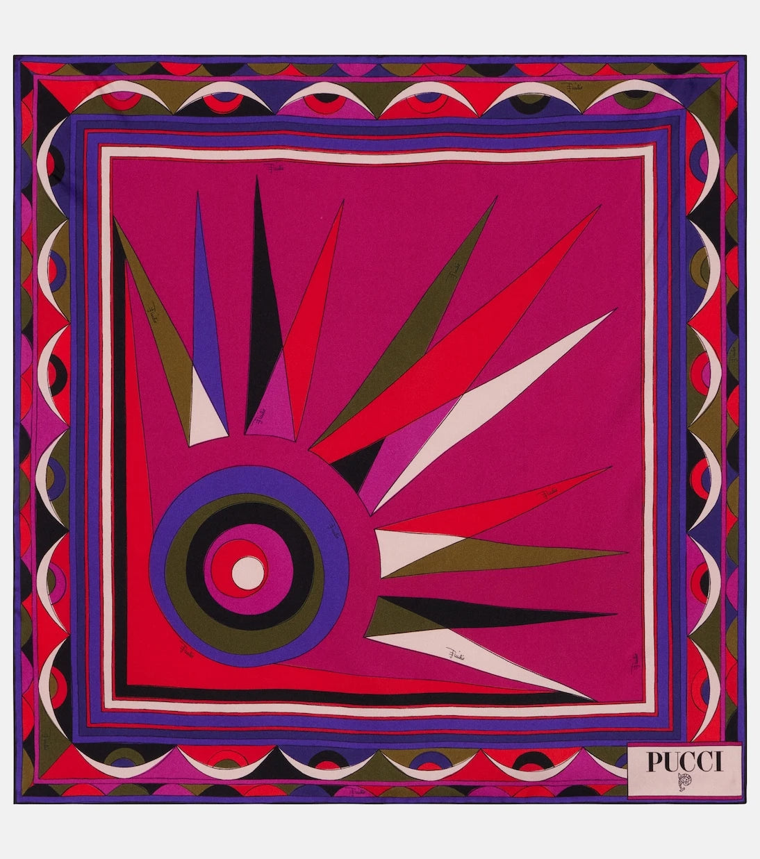 Pucci - Hawaii silk twill scarf