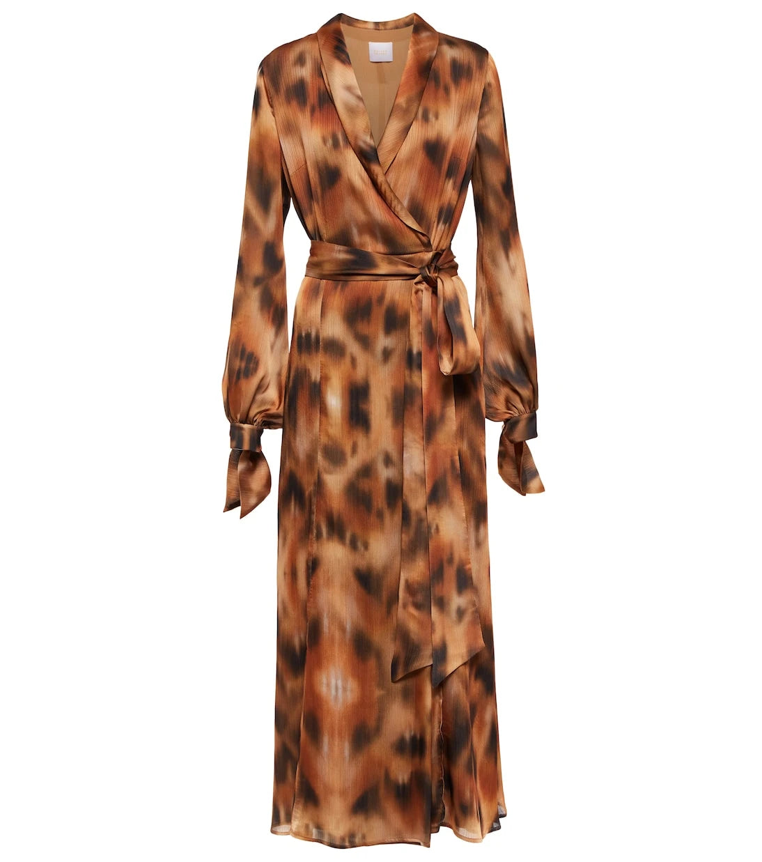Galvan - Cabana leopard-print wrap dress