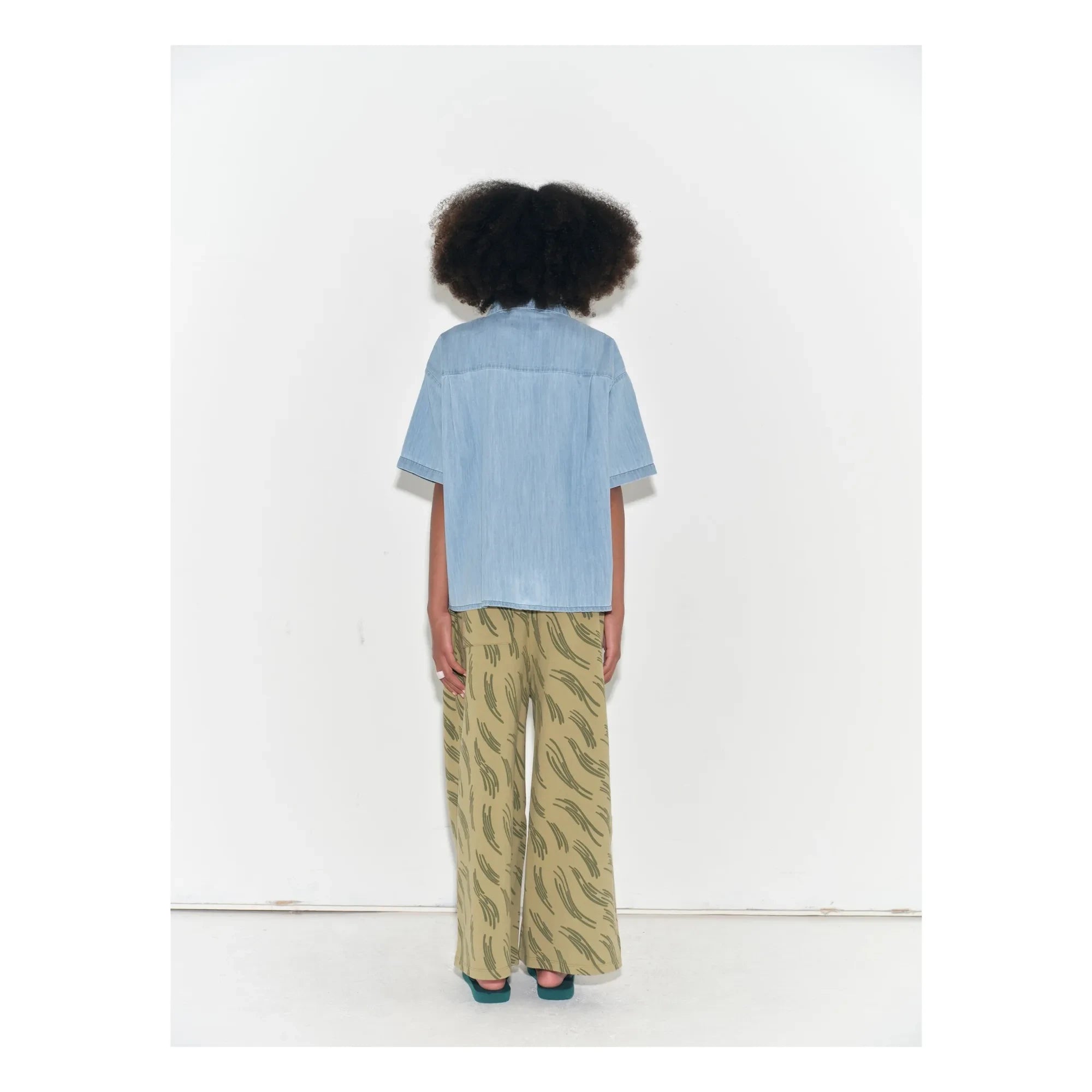 Main Story - Denim Large Organic Cotton Shirt | Light Blue
