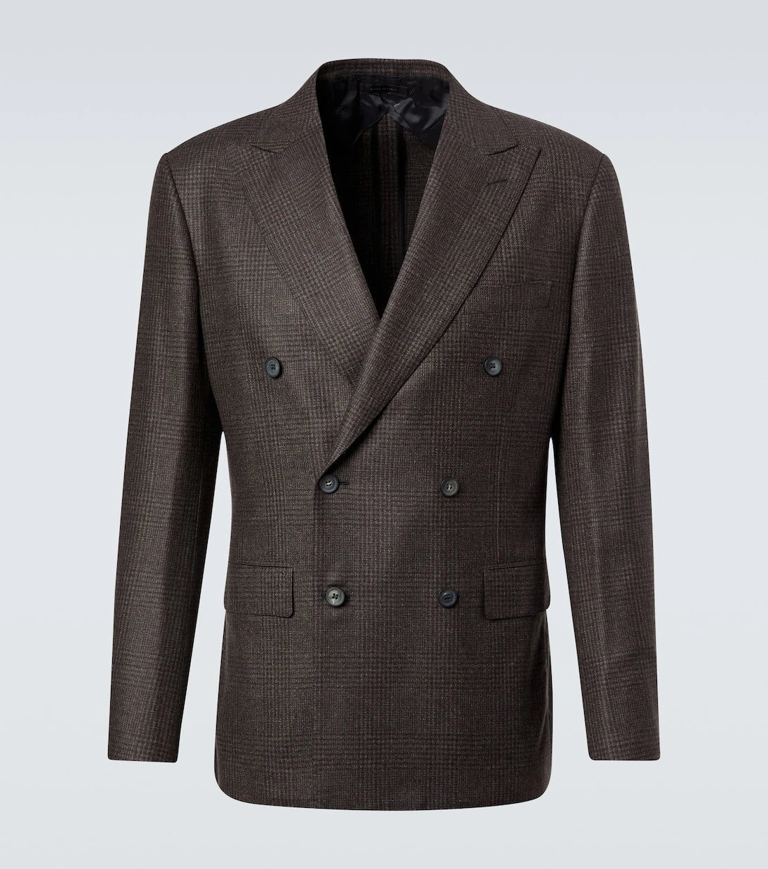 Brioni - Prince of Wales check wool blazer