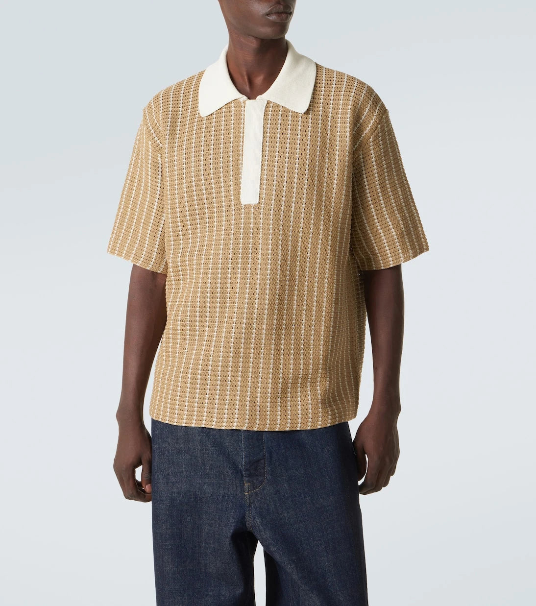 Jil Sander - Knitted cotton polo shirt