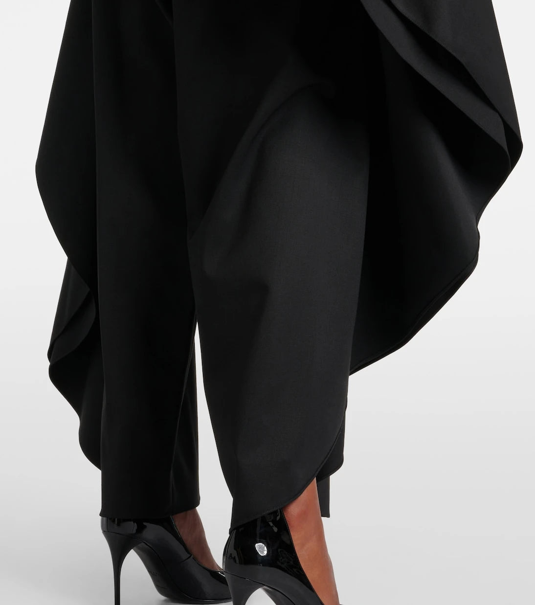 Alaïa - Open-back wool grain de poudre jumpsuit