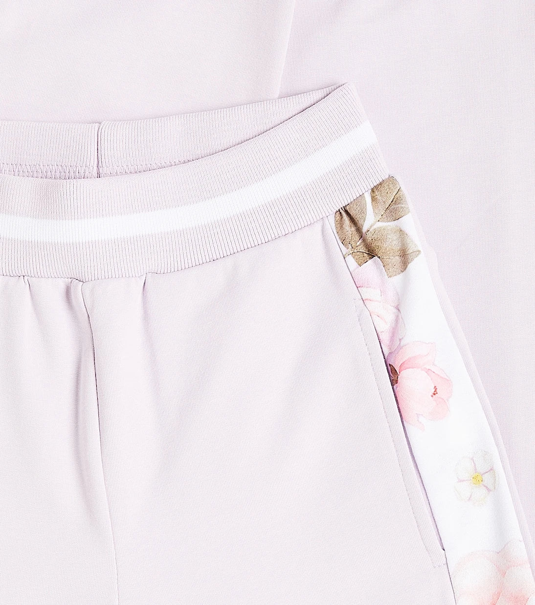 Monnalisa - Floral cotton-blend jersey sweatpants